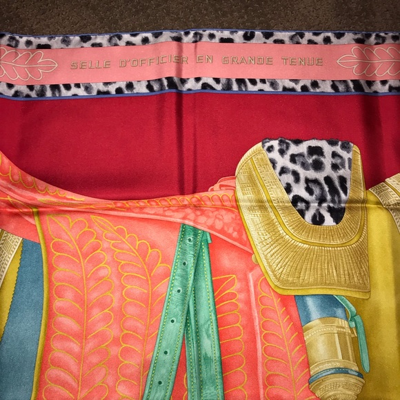 Hermès Scarf 90cm Selle d'Officier en Grande Tenue - Picture 5 of 7